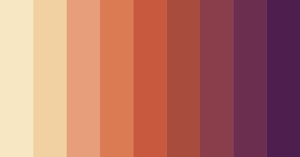 Download shades of brown color palette PNG image (landscape)