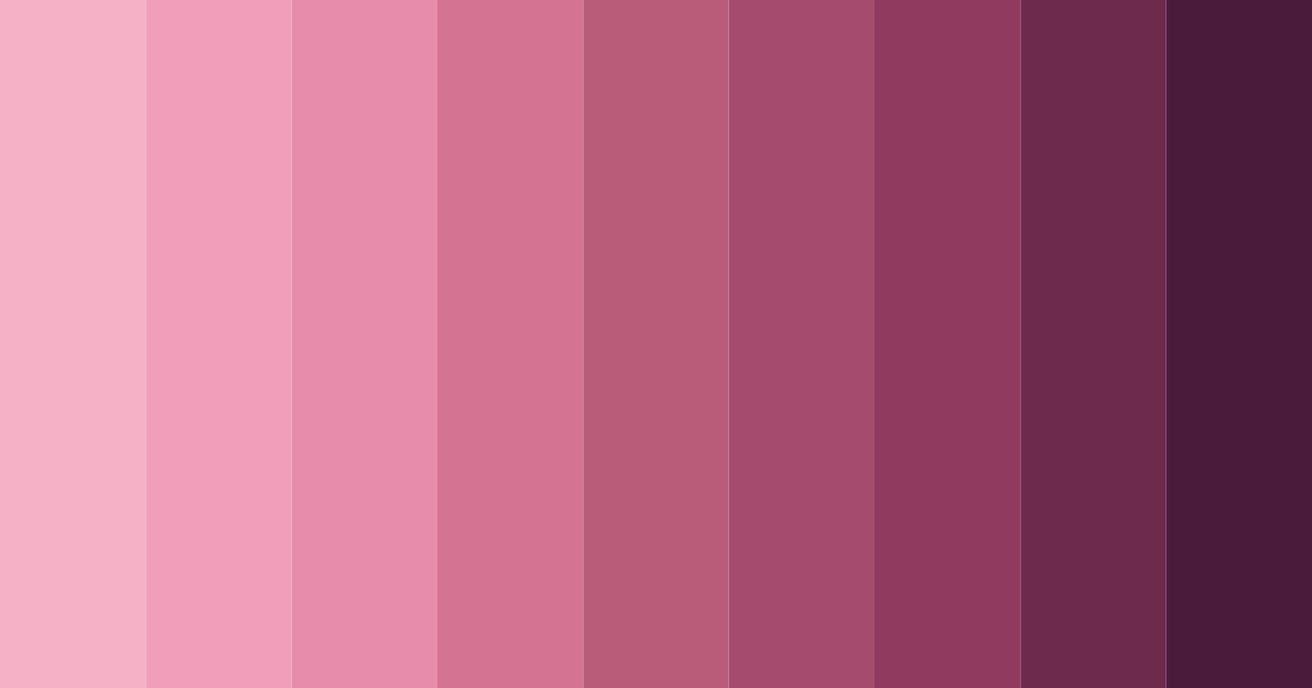 Download pink sunset color palette PNG image (landscape)