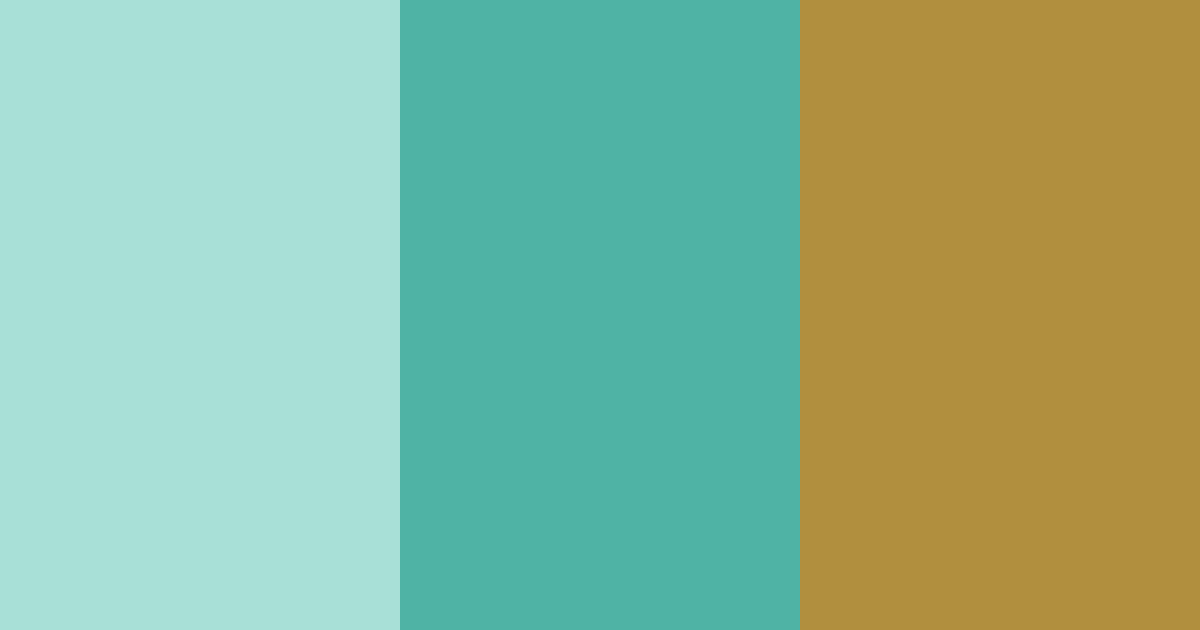 Download blue green gold color palette PNG image (landscape)