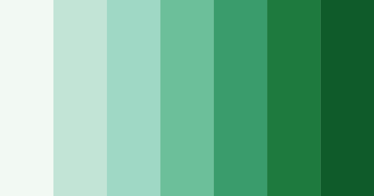 Download green christmas color palette PNG image (landscape)