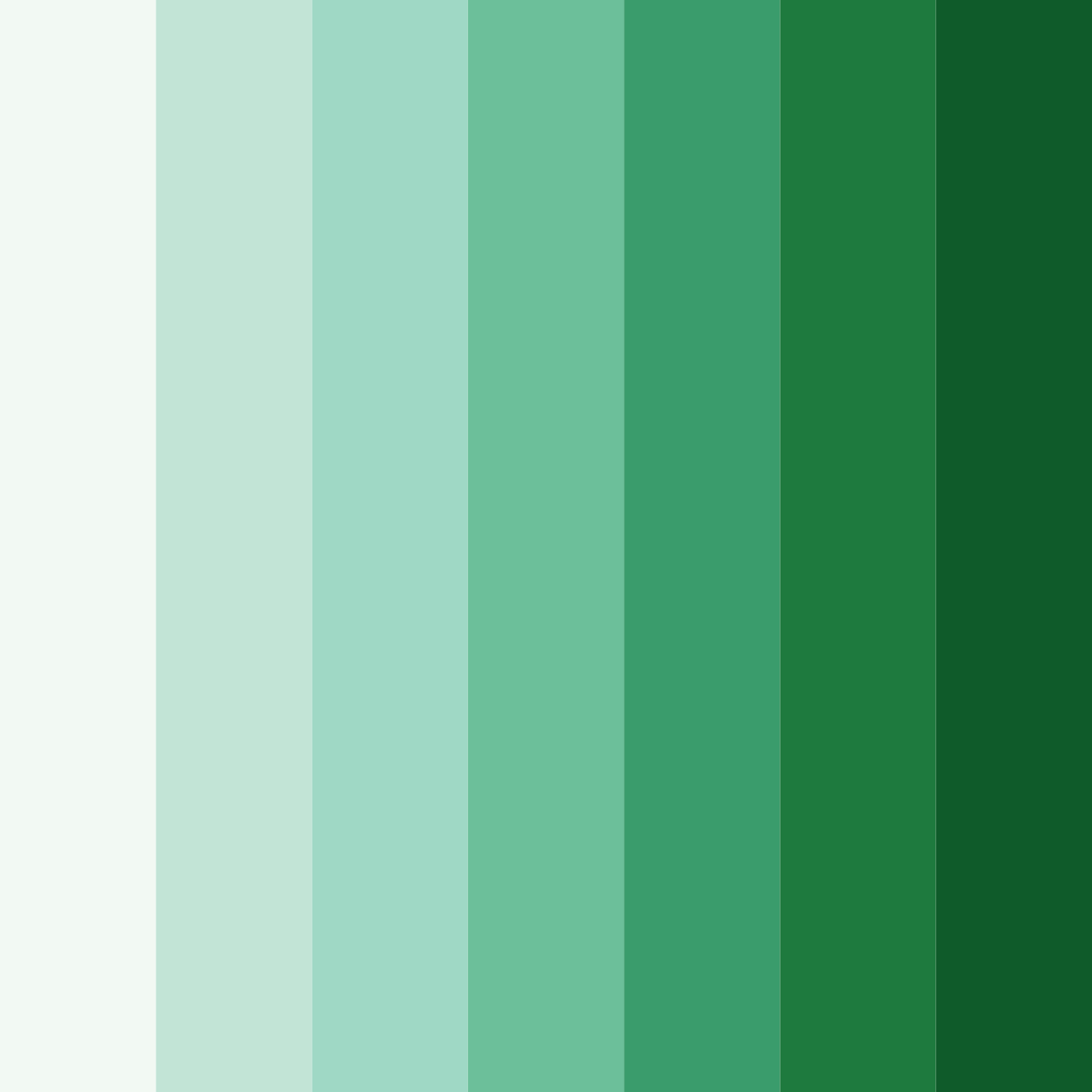 Download green christmas color palette PNG image (square)