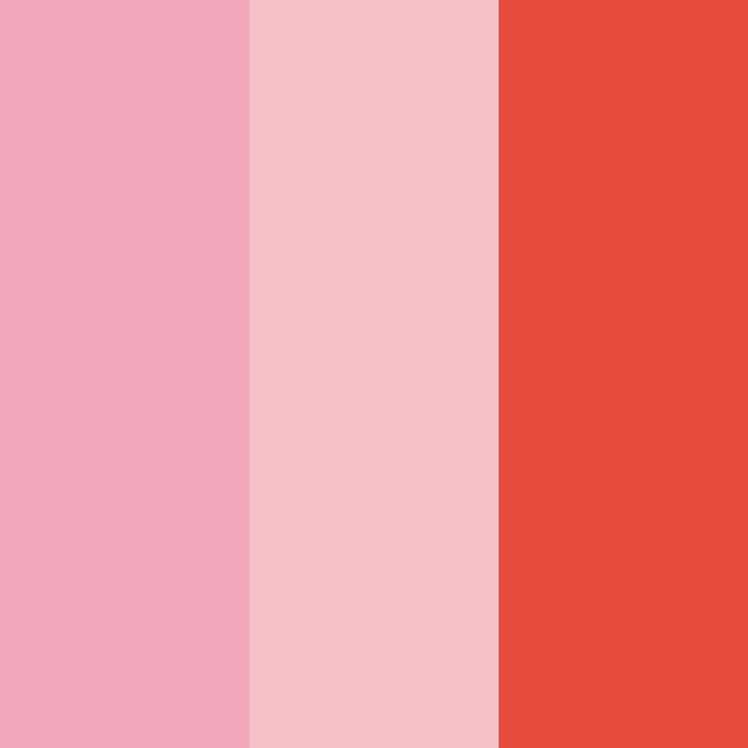 Download coral dream color palette PNG image (square)
