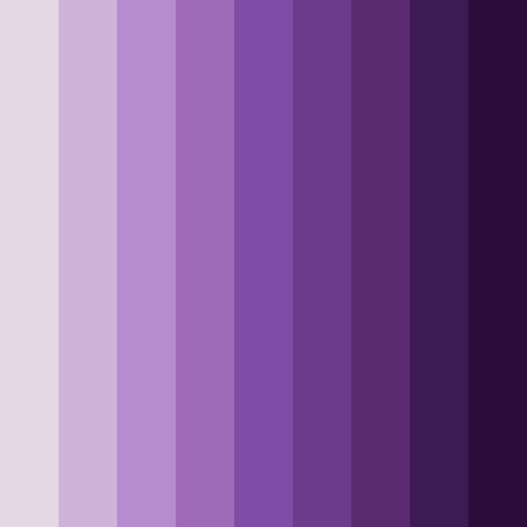 Download shades of lilac color palette PNG image (square)