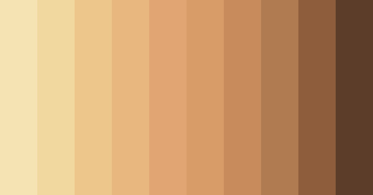 Download warm earth tones color palette PNG image (landscape)