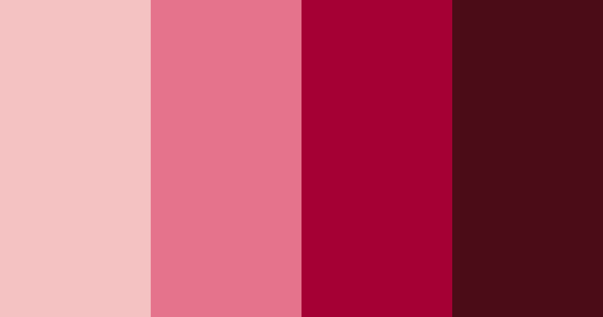 Download crimson blush color palette PNG image (landscape)