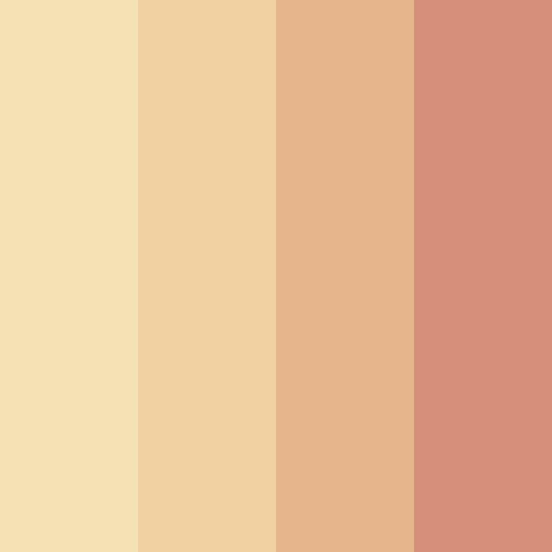 Download parisian sunset color palette PNG image (square)