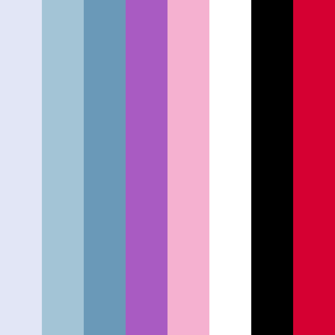Download dreamy spectrum color palette PNG image (square)