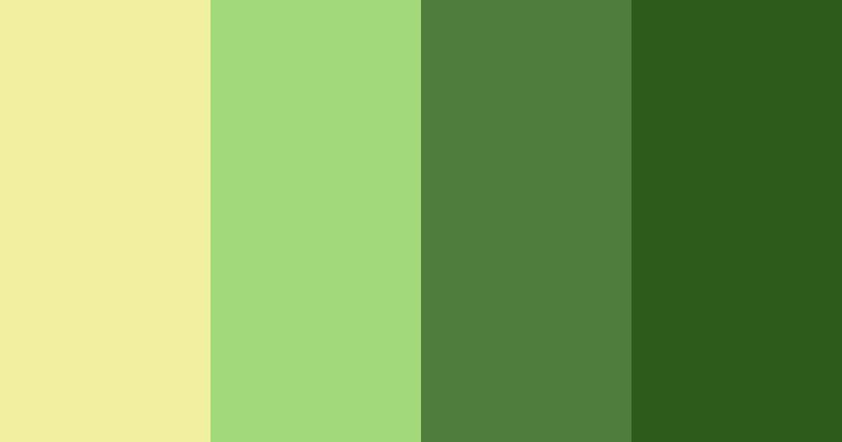 Download lush meadow harmony color palette PNG image (landscape)