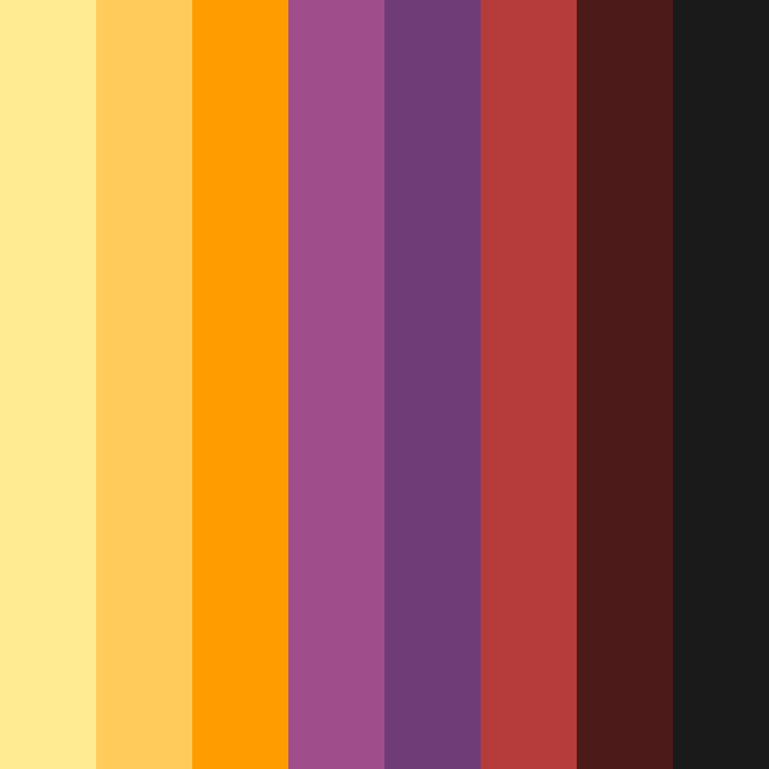Download twilight fiesta color palette PNG image (square)