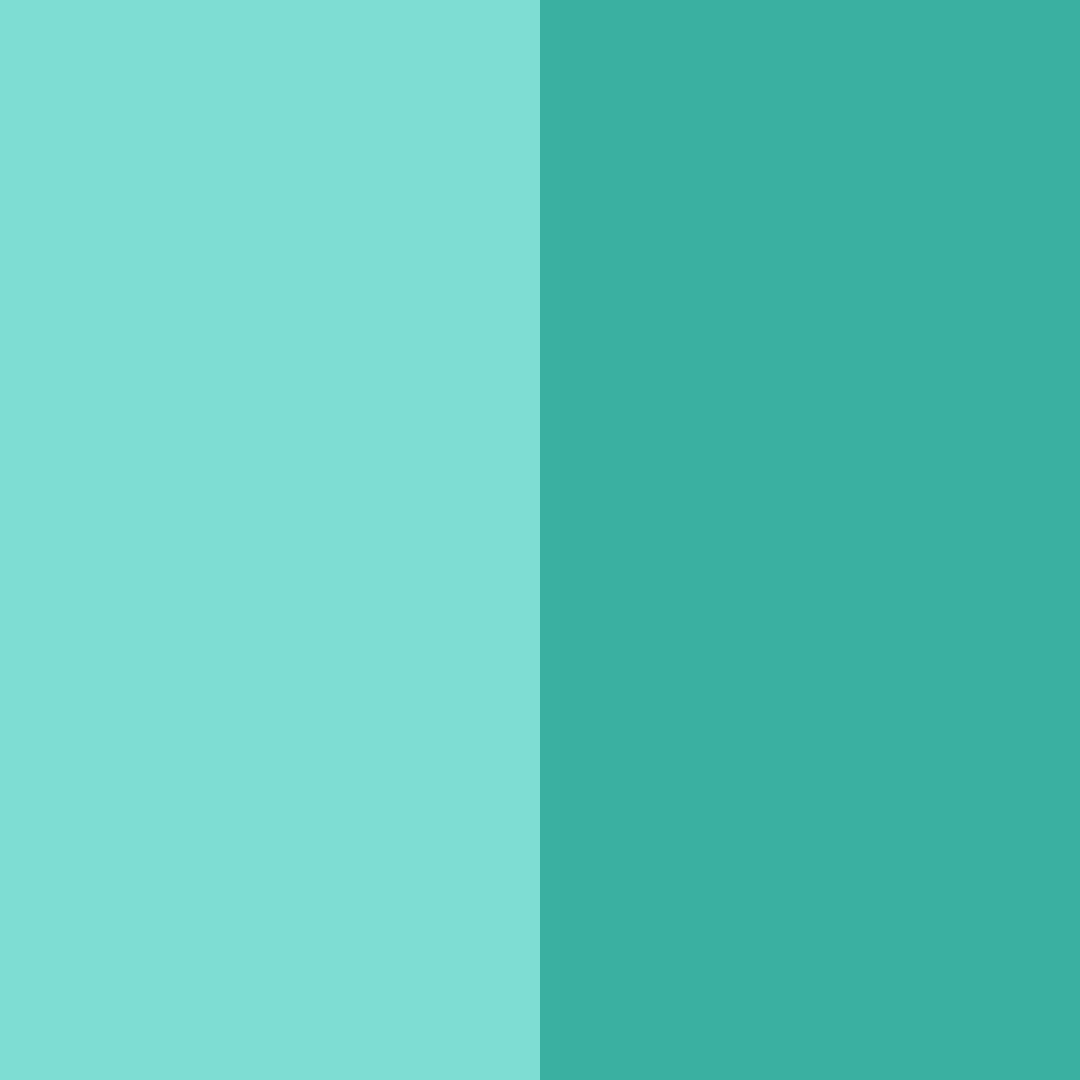 Download turquoise serenity color palette PNG image (square)