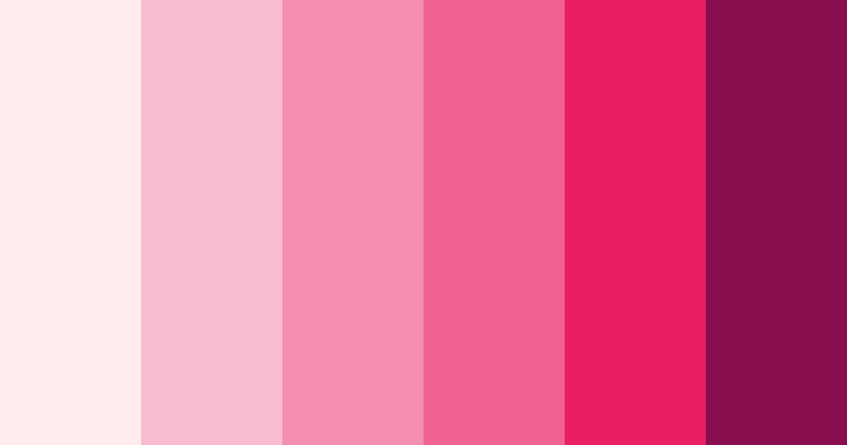 Download pink shades color palette PNG image (landscape)