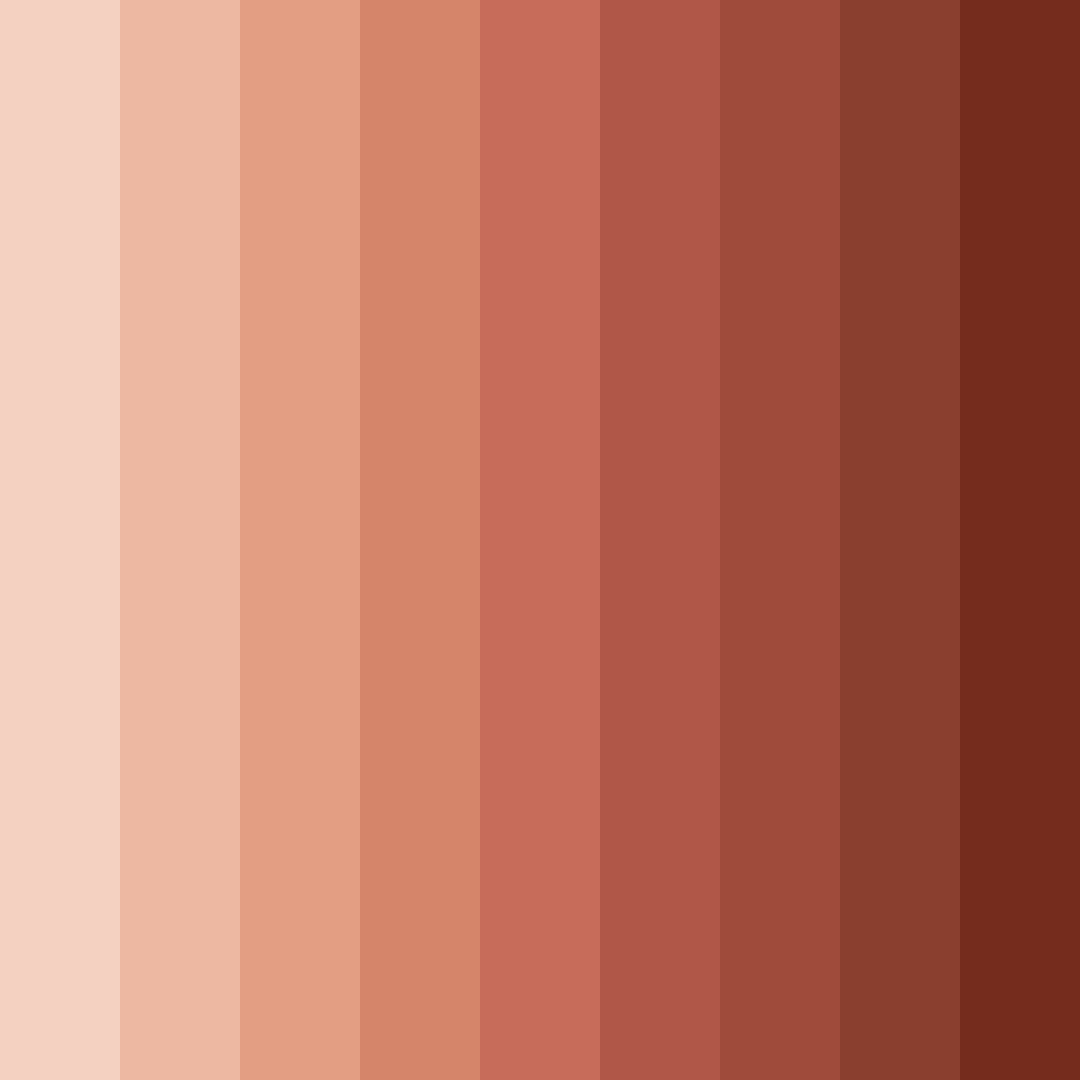 Download warm ember glow color palette PNG image (square)