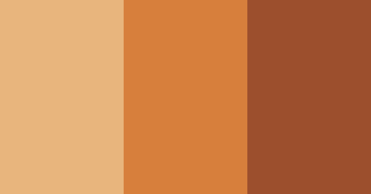 Download copper glow color palette PNG image (landscape)