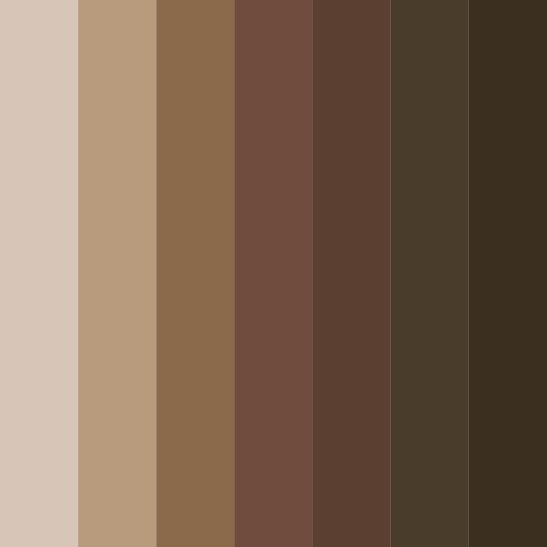 Download earthy elegance color palette PNG image (square)