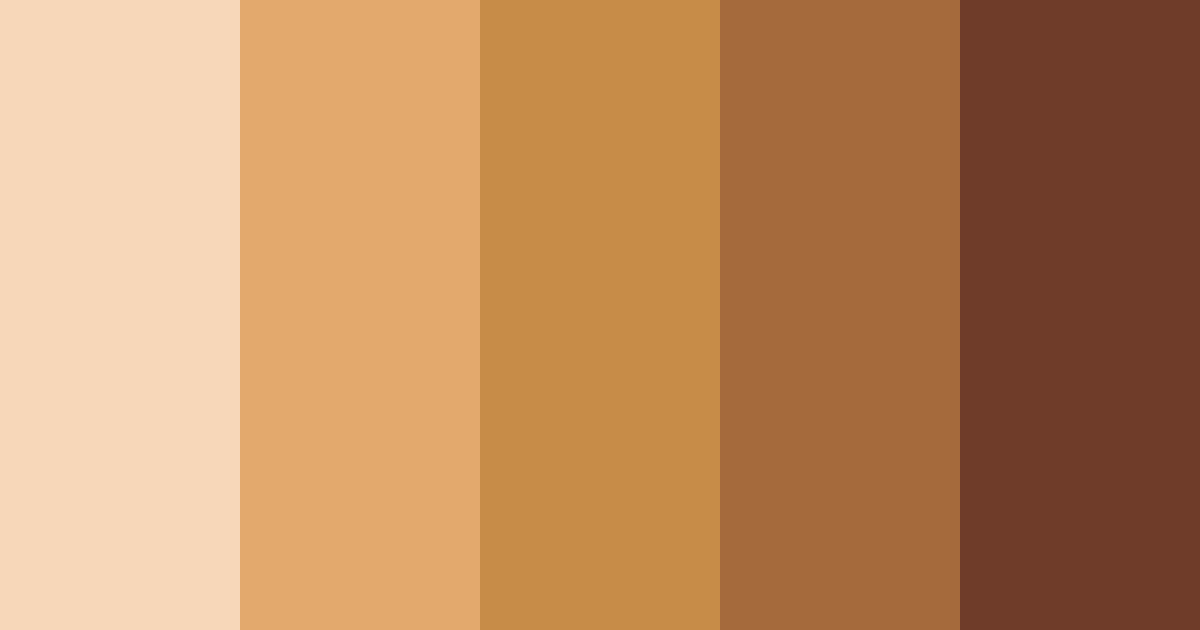 Download terracotta dreams color palette PNG image (landscape)