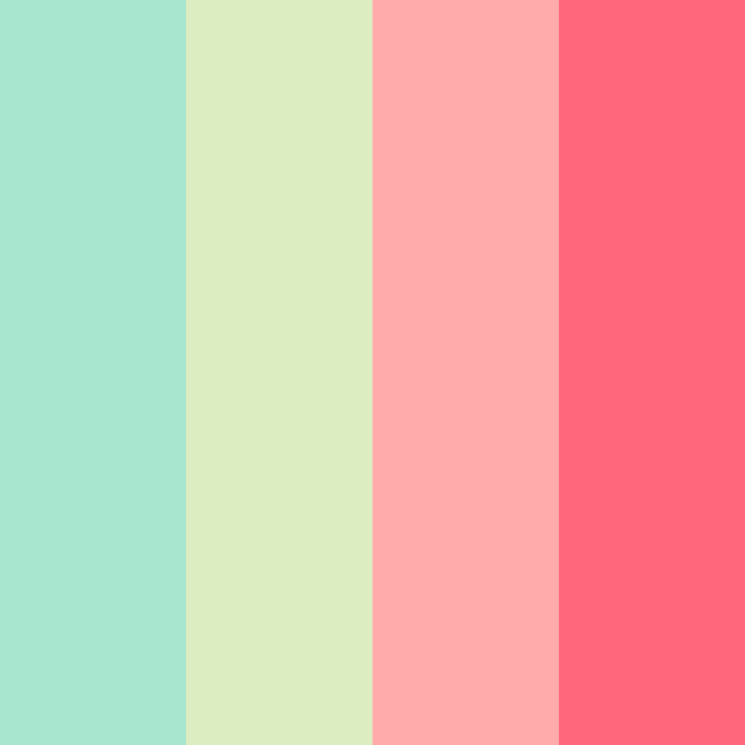 Download fruity fusion color palette PNG image (square)