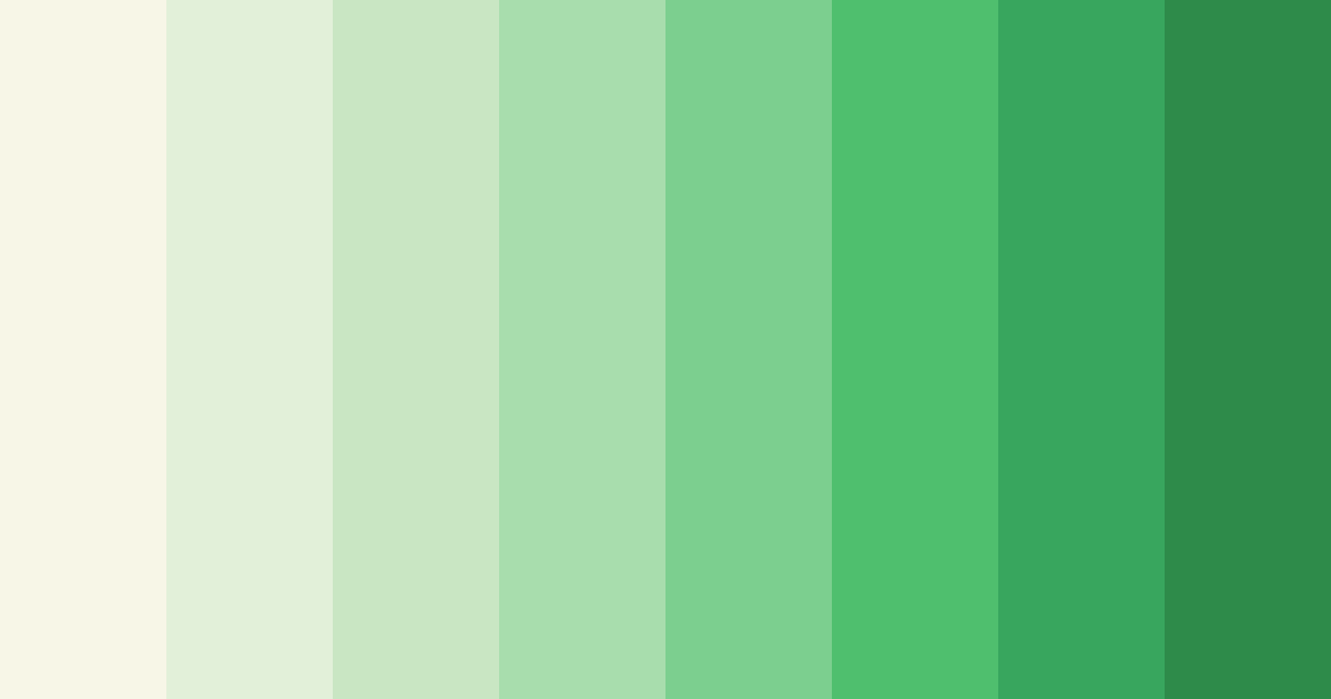 Download verdant harmony color palette PNG image (landscape)