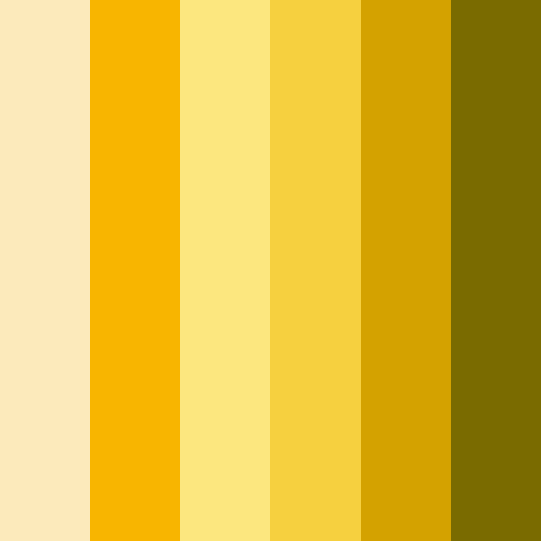 Download golden fields color palette PNG image (square)