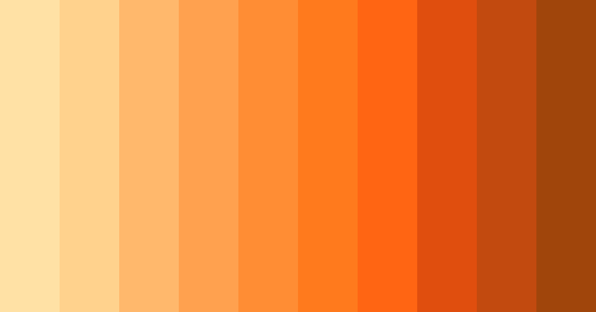 Download citrus sunrise color palette PNG image (landscape)