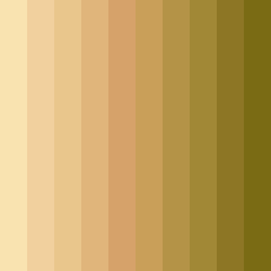 Download sunny sand dunes color palette PNG image (square)