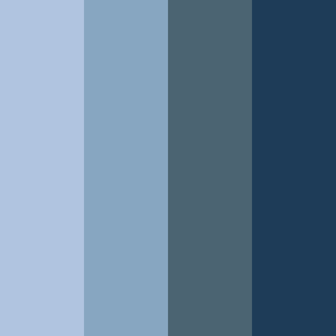 Download deep blue color palette PNG image (square)