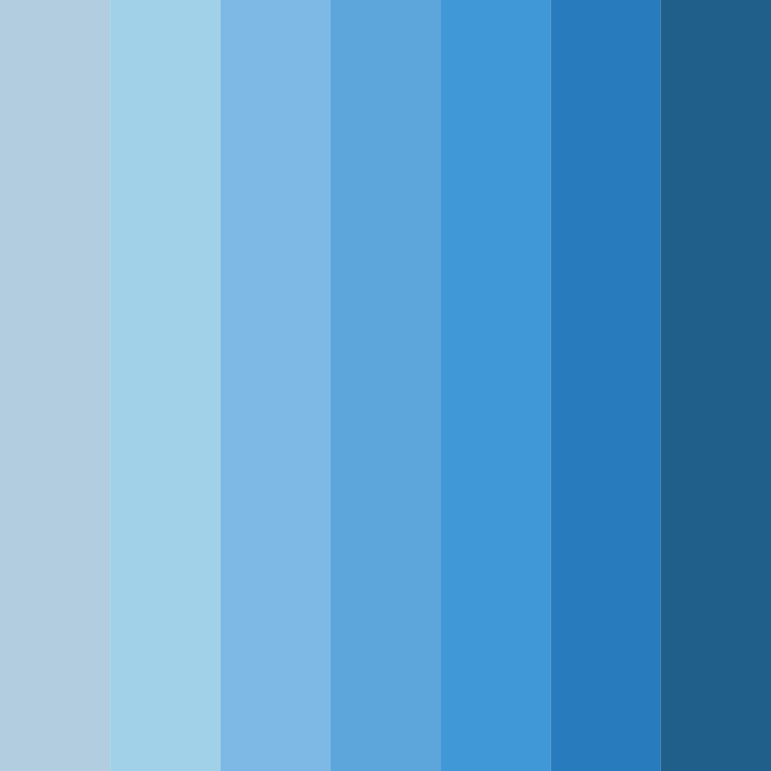 Download azure symphony color palette PNG image (square)