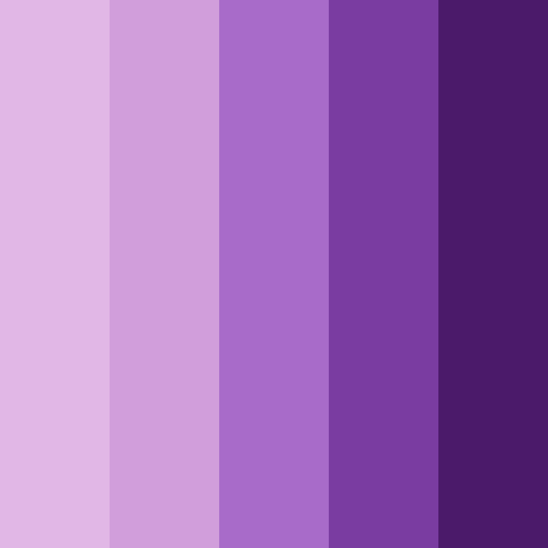 Download purple princes color palette PNG image (square)