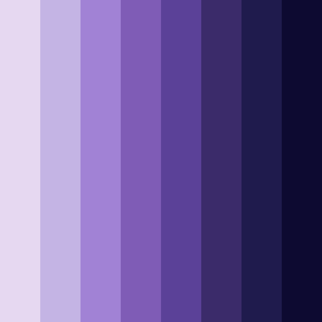 Download mystic amethyst dreams color palette PNG image (square)