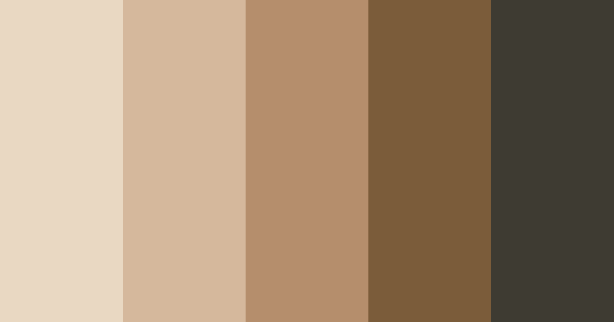 Download creamy brews color palette PNG image (landscape)