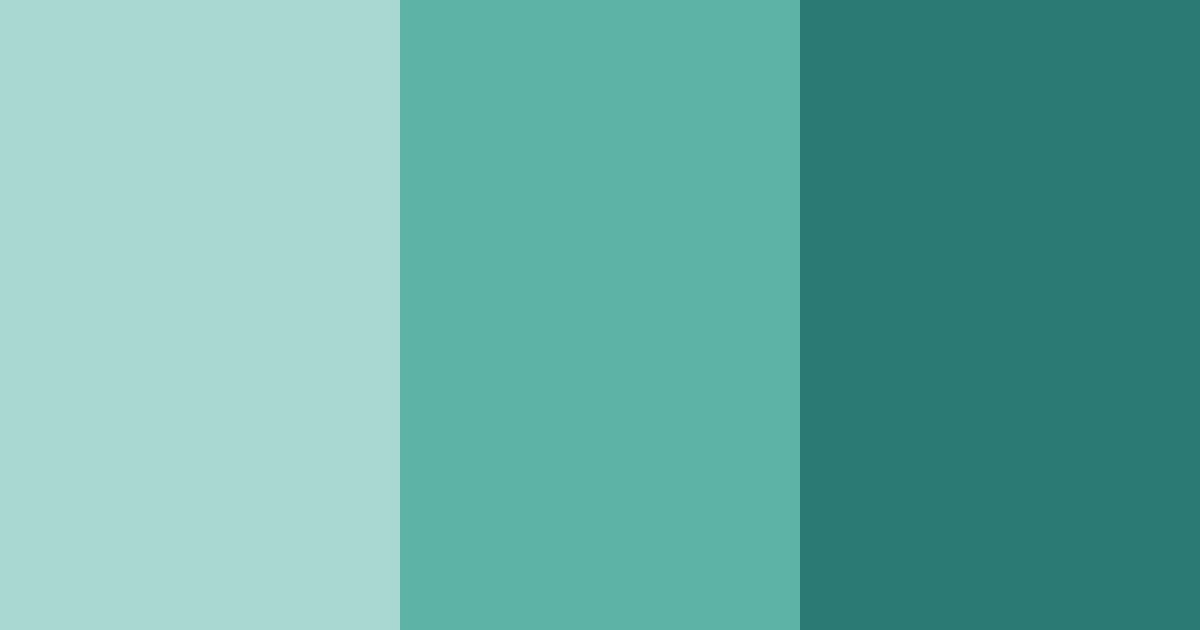 Download teal mountain color palette PNG image (landscape)