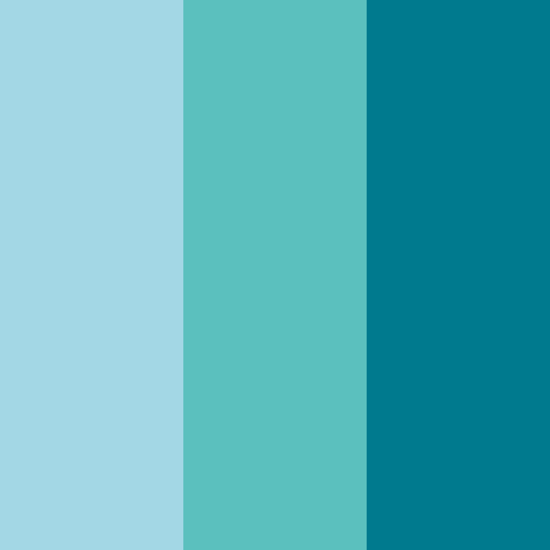 Download teal network color palette PNG image (square)