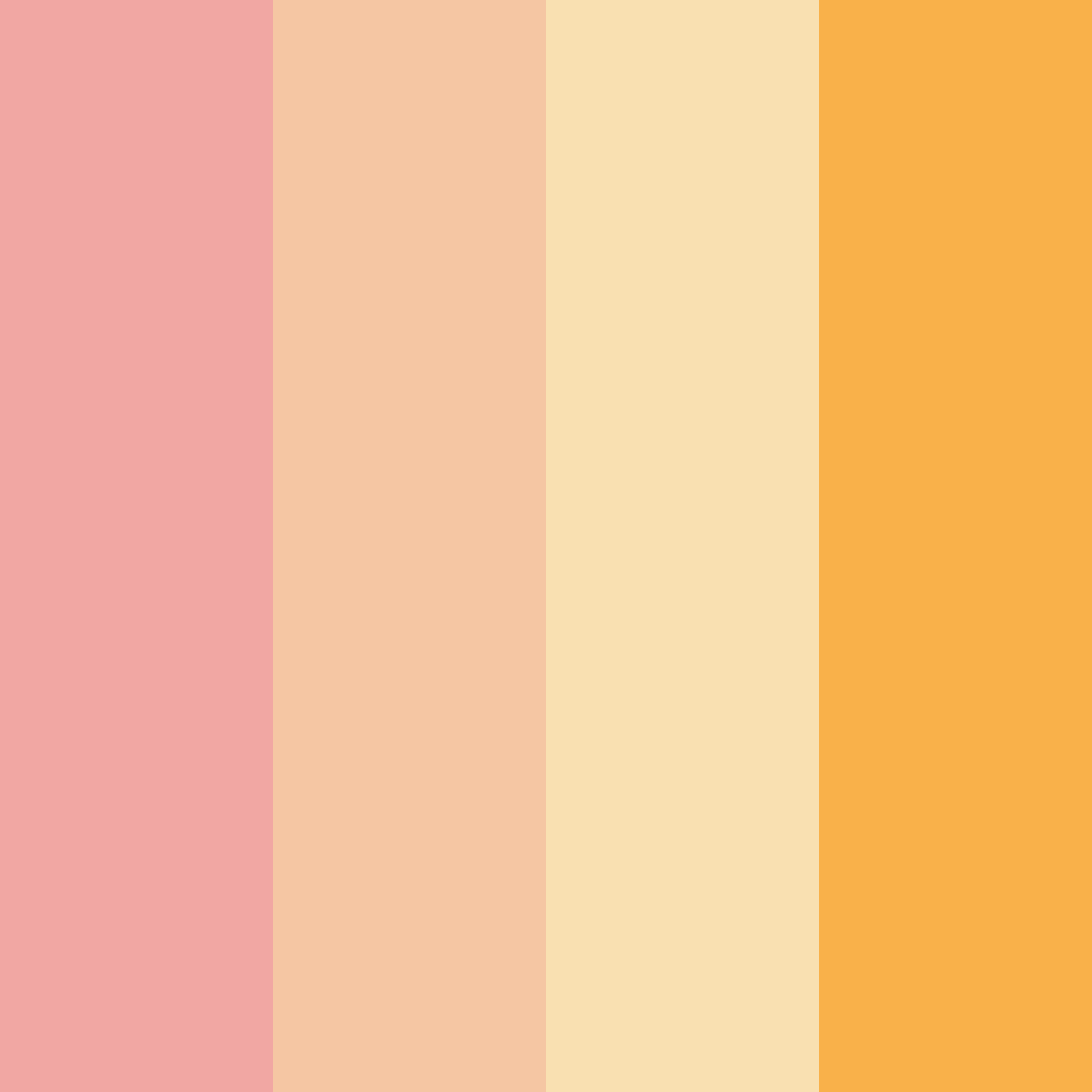 Download sunset serenade color palette PNG image (square)