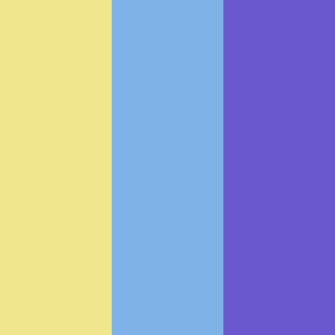 Download blue sunshine color palette PNG image (square)