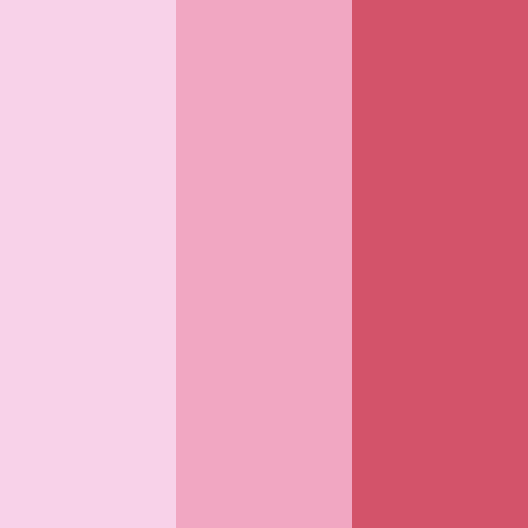 Download pink beauty color palette PNG image (square)