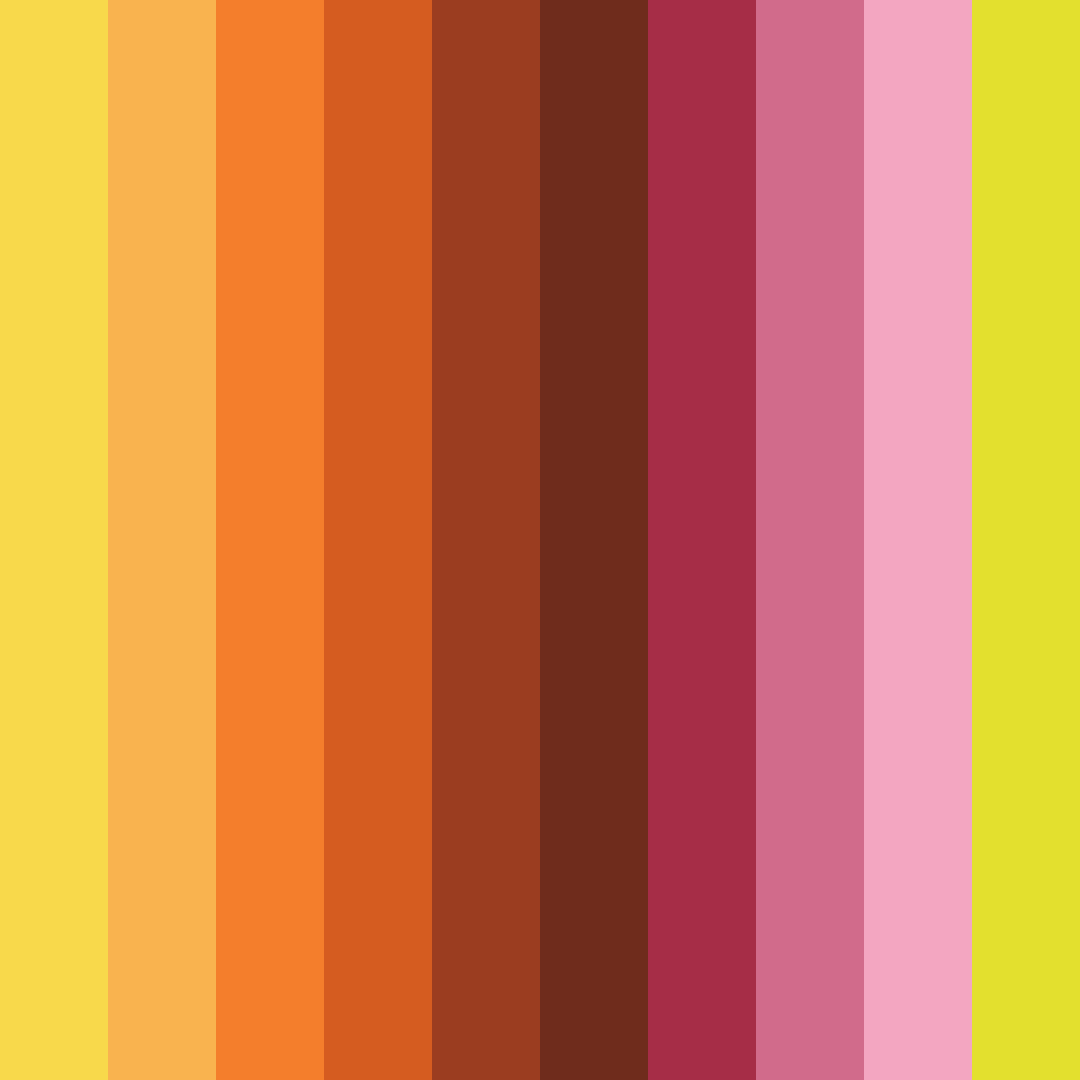 Download carnival whirl color palette PNG image (square)