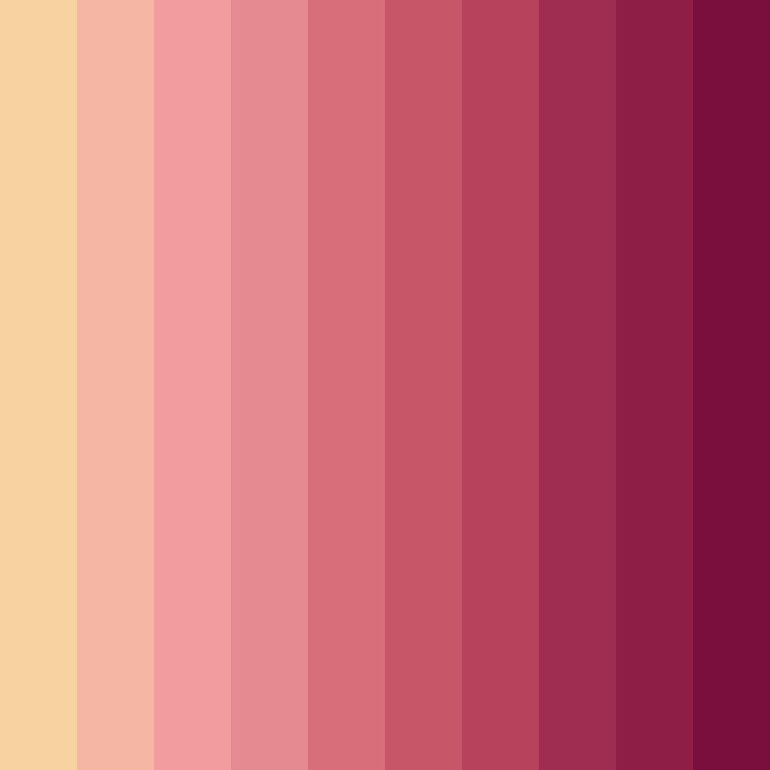 Download red carnival color palette PNG image (square)