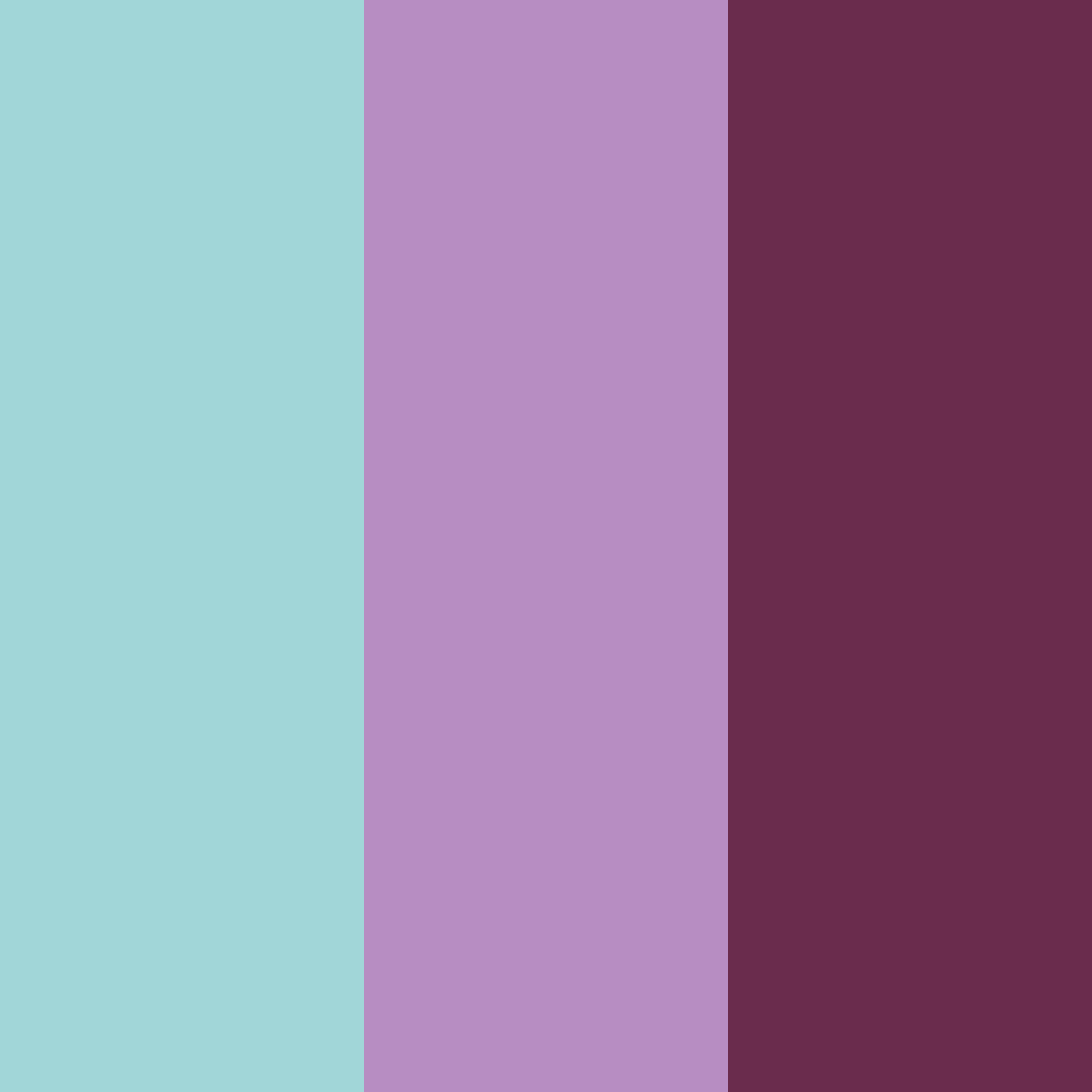 Download teal and magenta dream color palette PNG image (square)