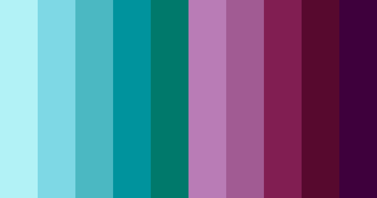 Download tropical twilight color palette PNG image (landscape)
