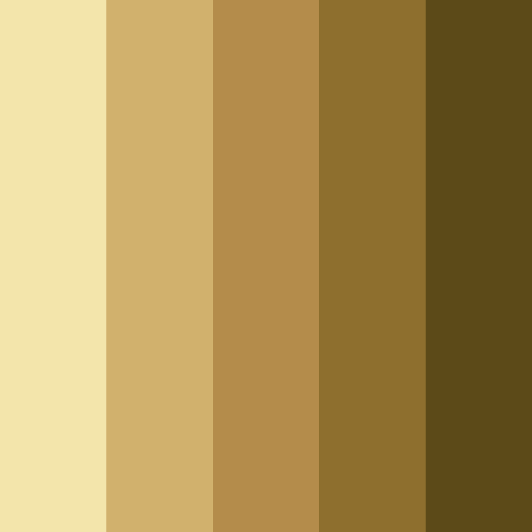 Download gold metal color palette PNG image (square)