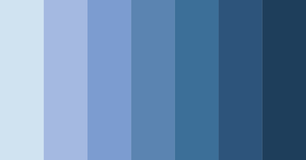 Download serenity in blue color palette PNG image (landscape)