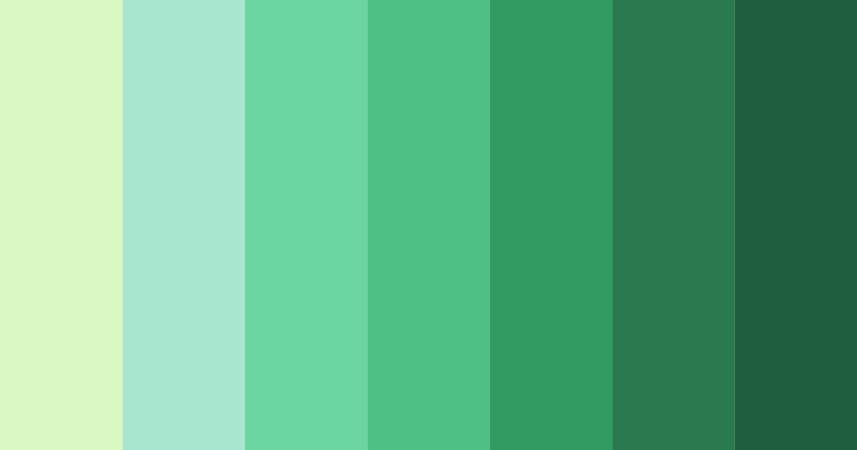 Download verdant embrace color palette PNG image (landscape)