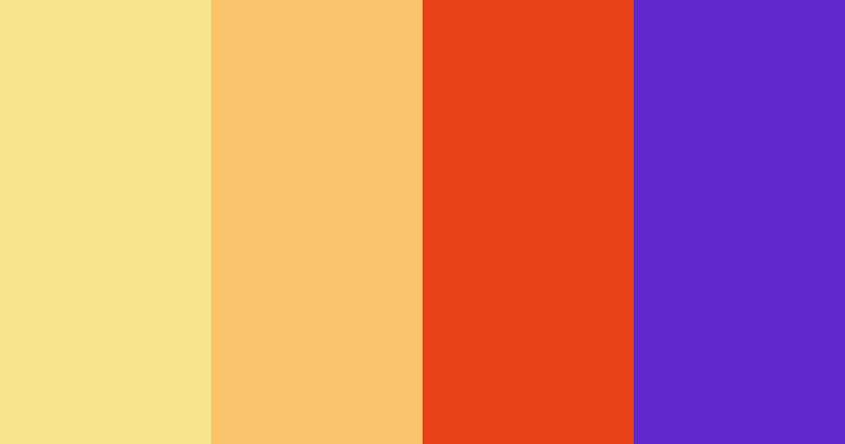 Download bright blue red yellow color palette PNG image (landscape)