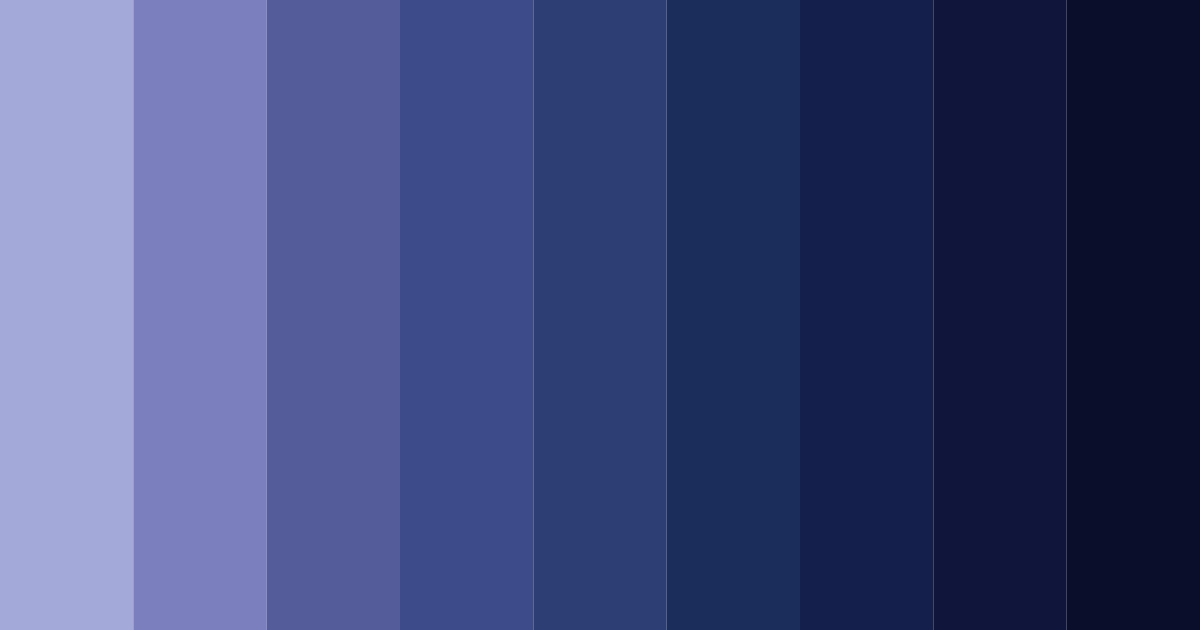 Download midnight blue harmony color palette PNG image (landscape)
