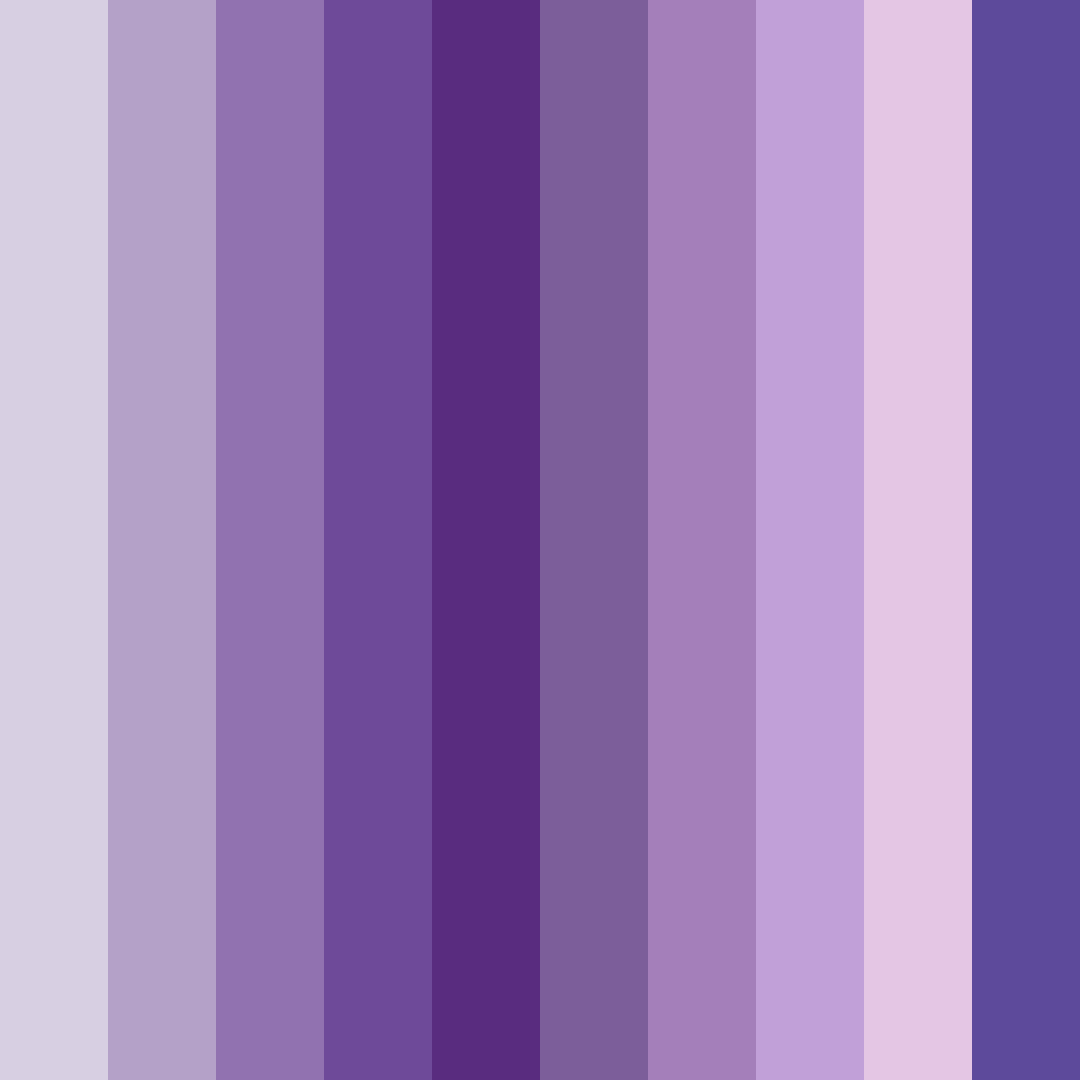 Download shades of purple color palette PNG image (square)