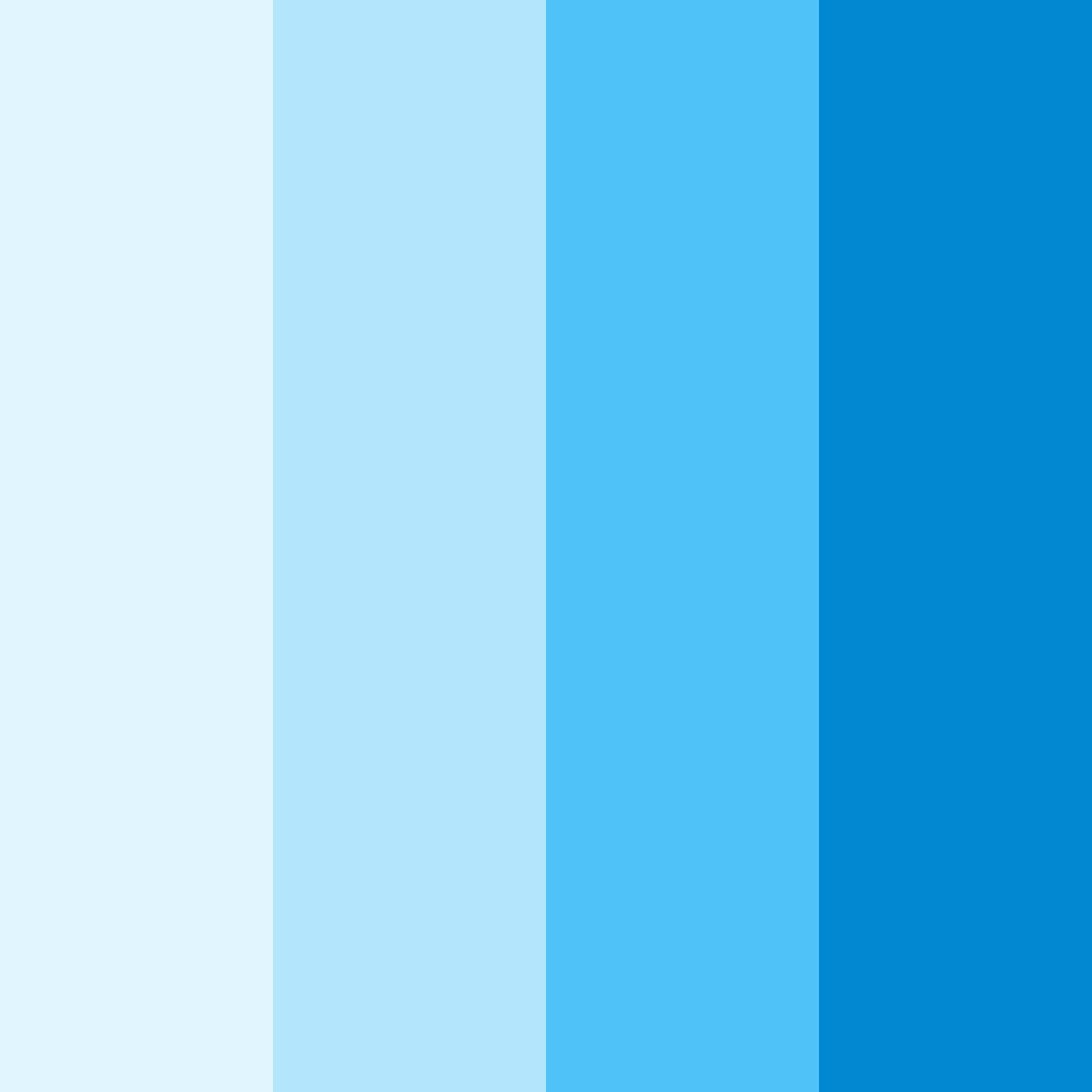 Download aqua elegance color palette PNG image (square)