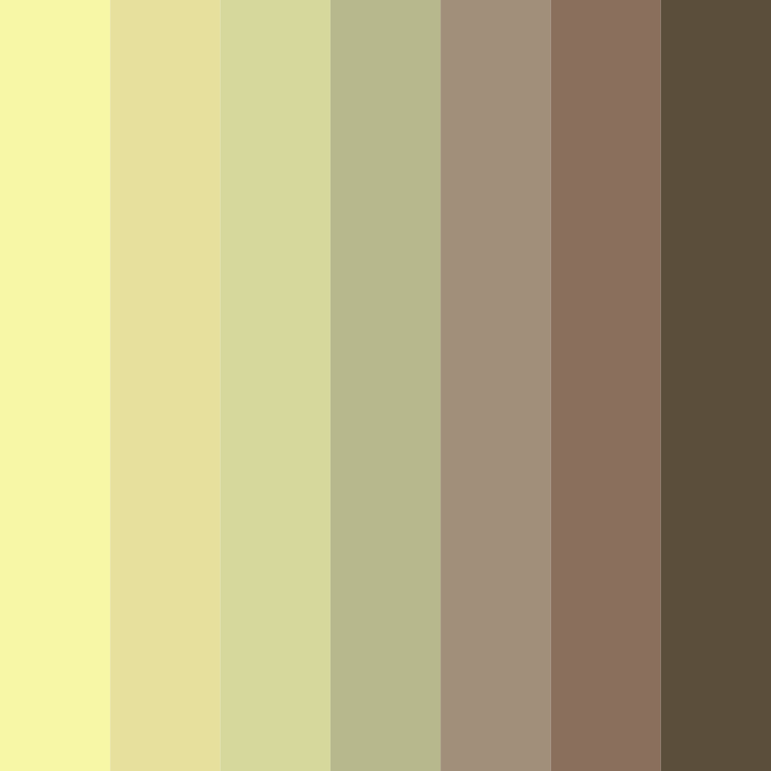 Download earthy whisper color palette PNG image (square)