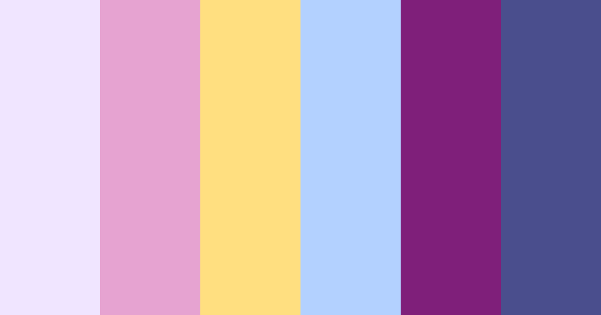 Download cotton candy skies color palette PNG image (landscape)