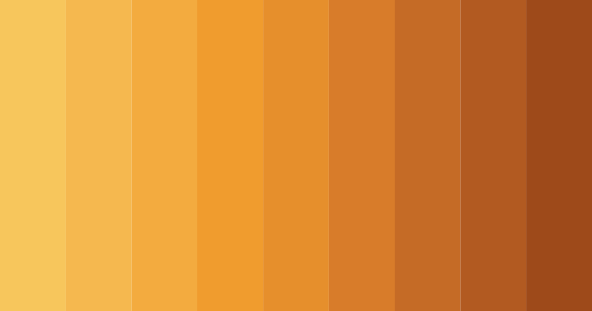 Download golden ember glow color palette PNG image (landscape)