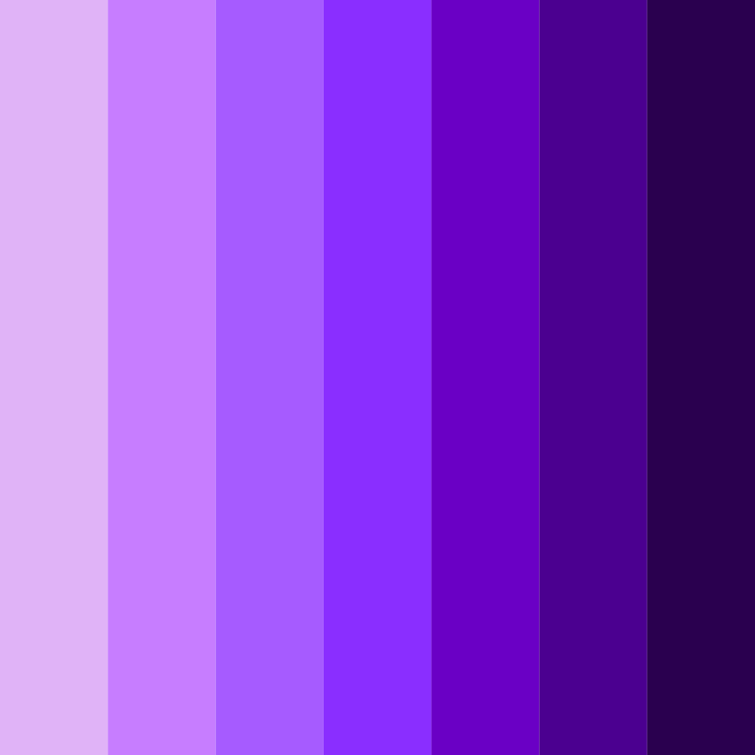 Download dark neon violet color palette PNG image (square)