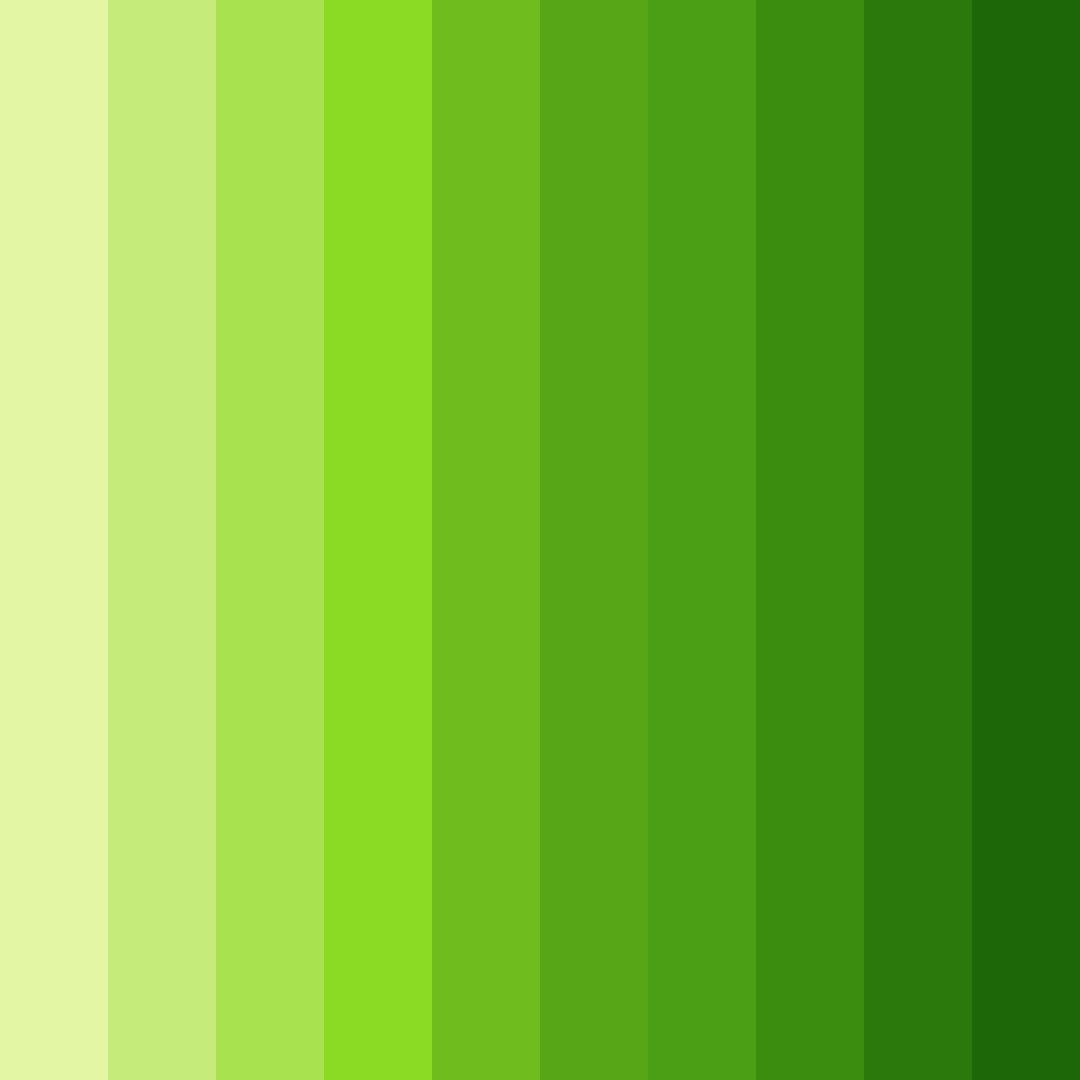 Download lush limelight color palette PNG image (square)